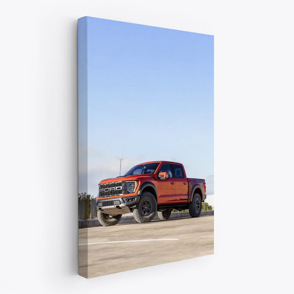 Ford F-Series Truck in Parking Lot - Tough and Reliable
