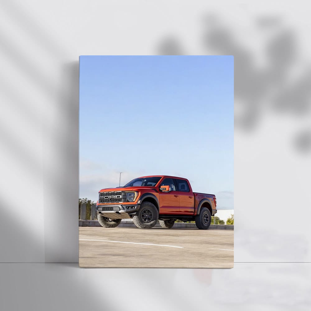 Ford F-Series Truck in Parking Lot - Tough and Reliable