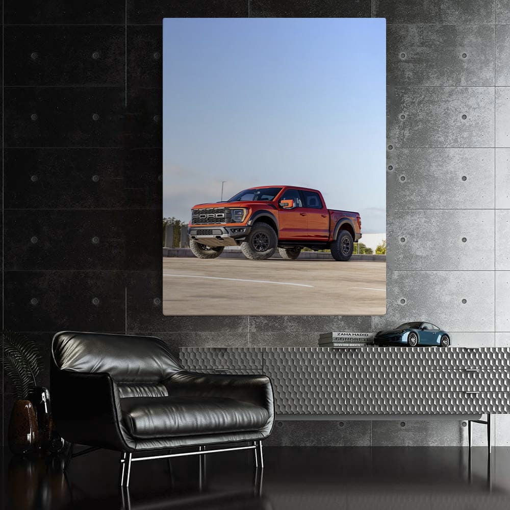 Ford F-Series Truck in Parking Lot - Tough and Reliable