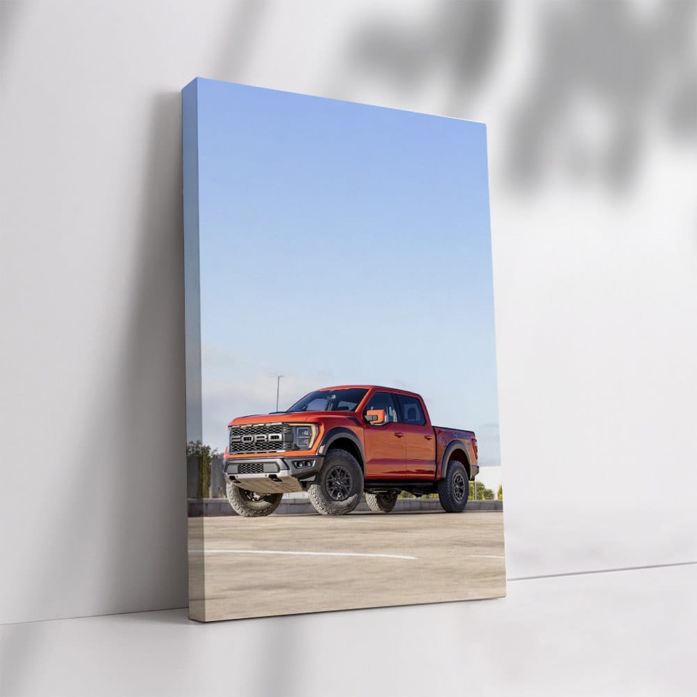 Ford F-Series Truck in Parking Lot - Tough and Reliable