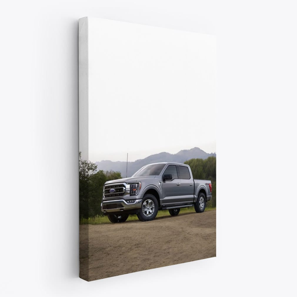 Ford F-Series on Dusty Road with Bright Sky, Built to Last