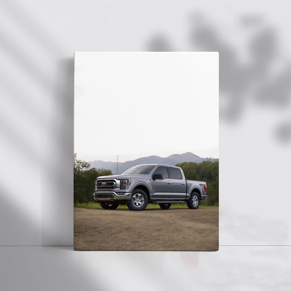 Ford F-Series on Dusty Road with Bright Sky, Built to Last