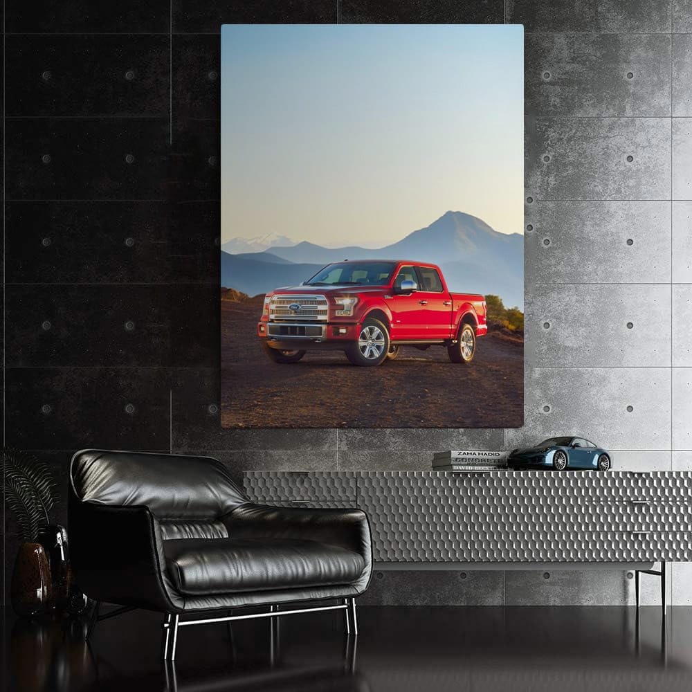 Ford F-Series on Rocky Terrain with Majestic Mountains - Unstoppable