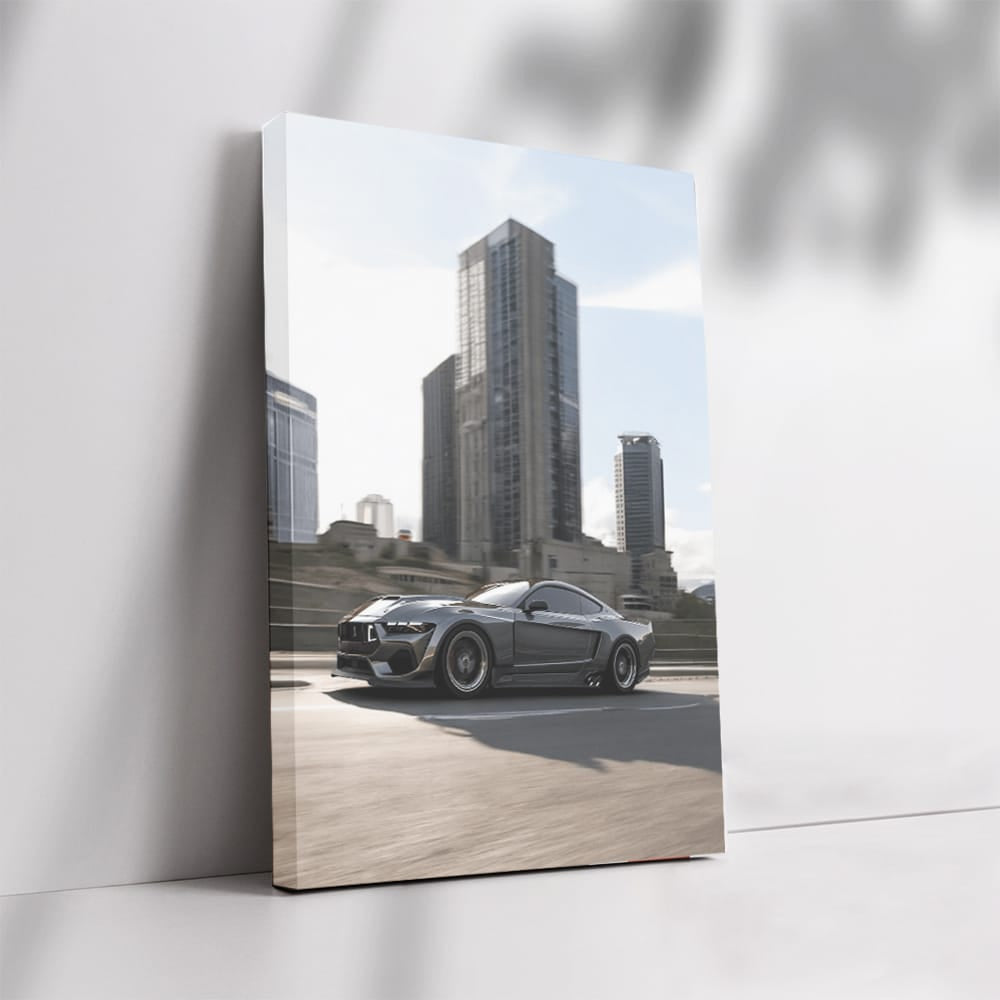 Ford Mustang Shelby GT500 in Urban Setting - Power Unleashed