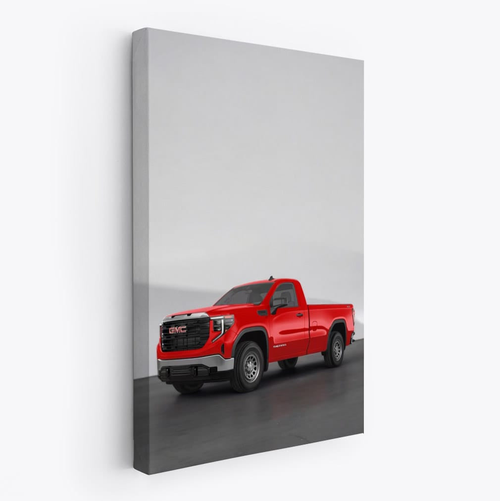 GMC Sierra 5 in Front of Concrete Wall - Tough and Reliable