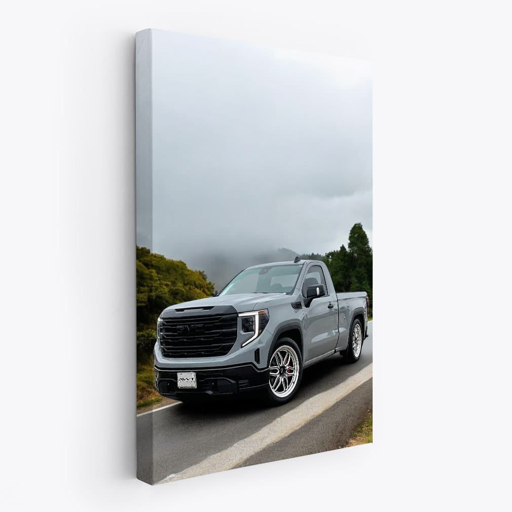GMC Sierra Navigating Scenic Curves, Rugged and Reliable