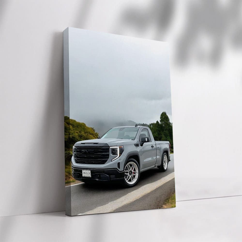 GMC Sierra Navigating Scenic Curves, Rugged and Reliable