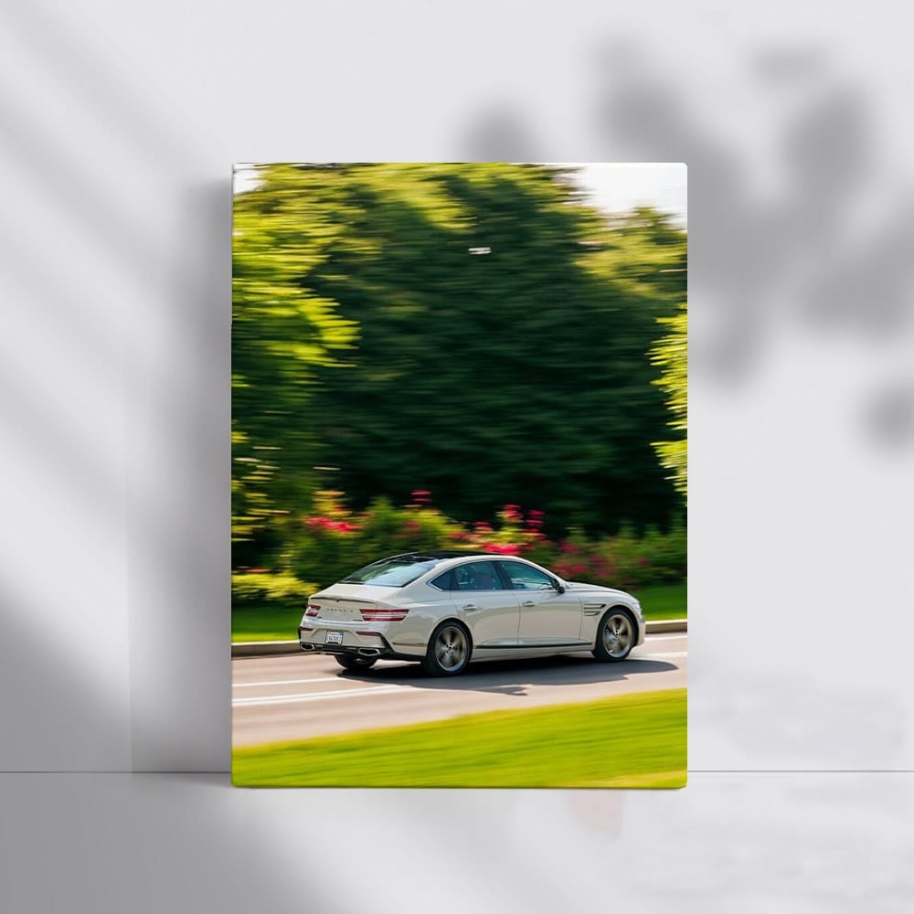 Genesis G80 Zooms Through Park - Luxury in Motion