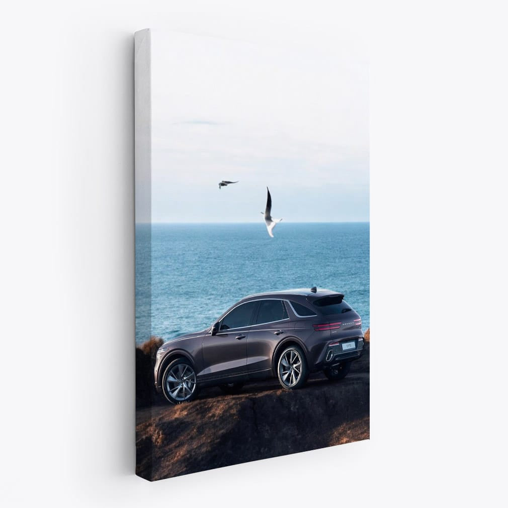 Genesis GV70 Overlooking Ocean - Elegance Meets Adventure