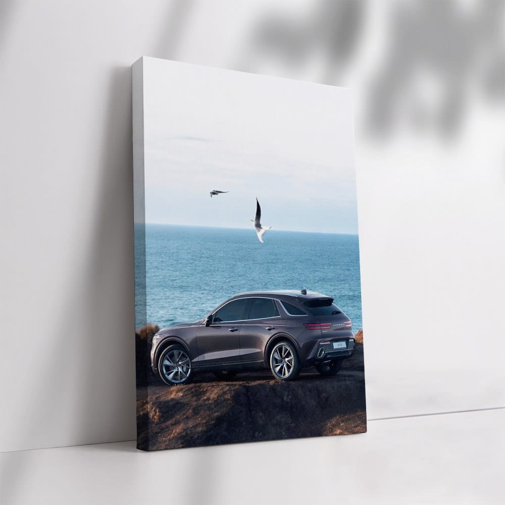 Genesis GV70 Overlooking Ocean - Elegance Meets Adventure