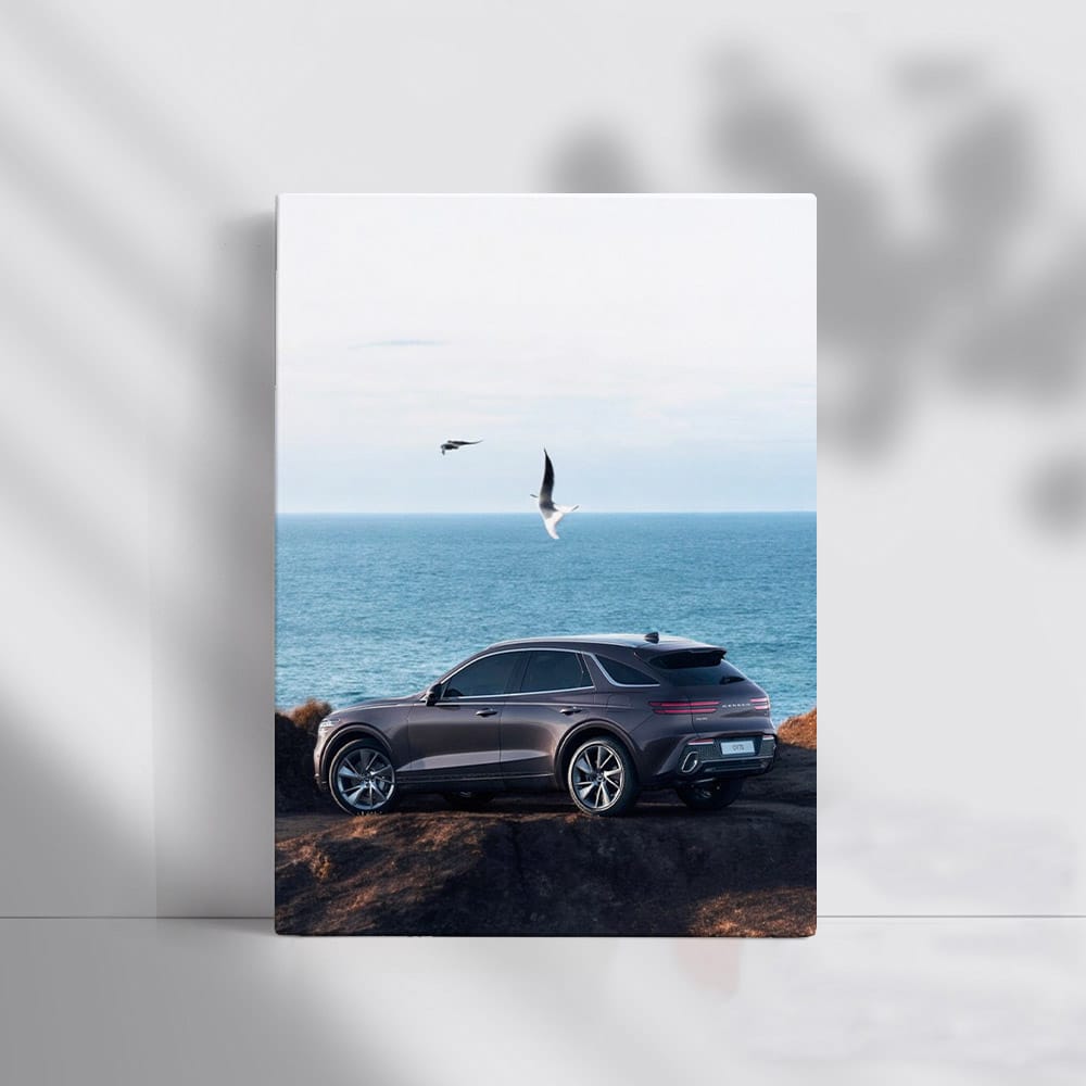 Genesis GV70 Overlooking Ocean - Elegance Meets Adventure