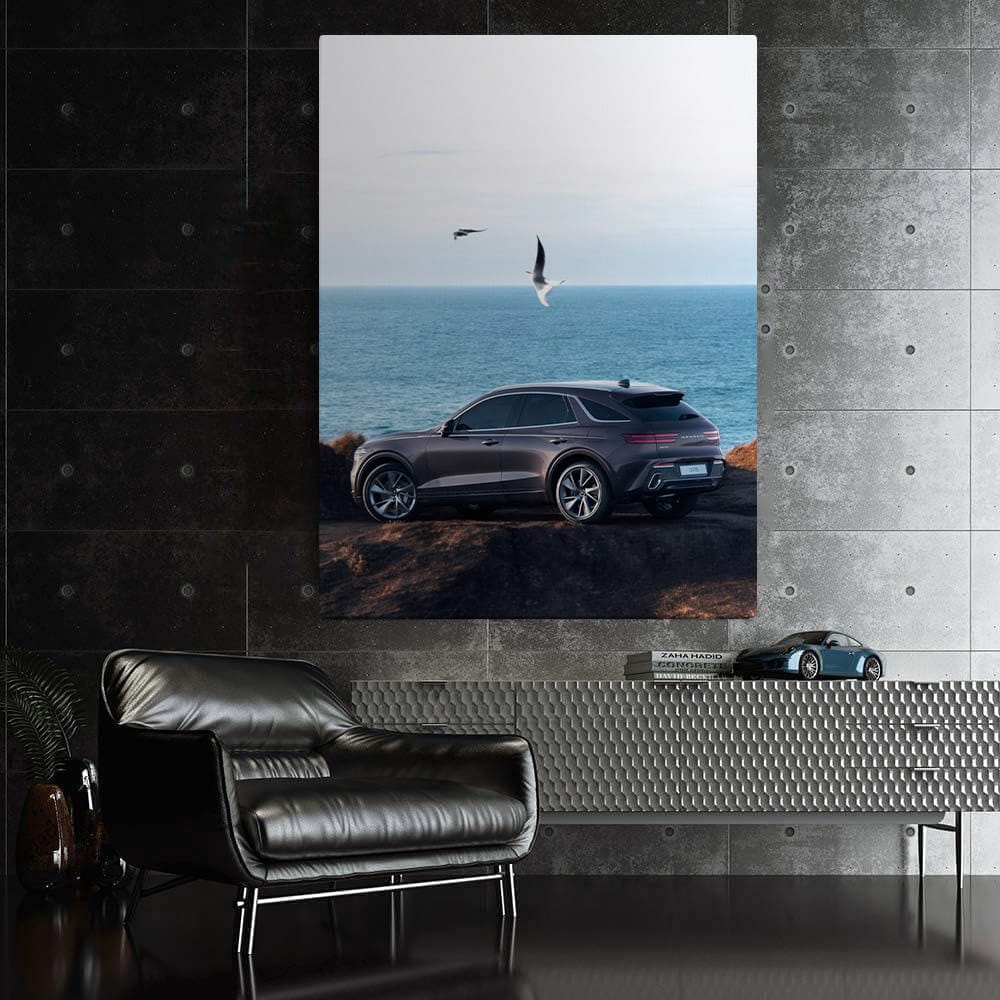 Genesis GV70 Overlooking Ocean - Elegance Meets Adventure