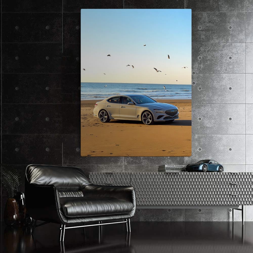 Genesis G70 - Beachfront Elegance and Dynamic Performance