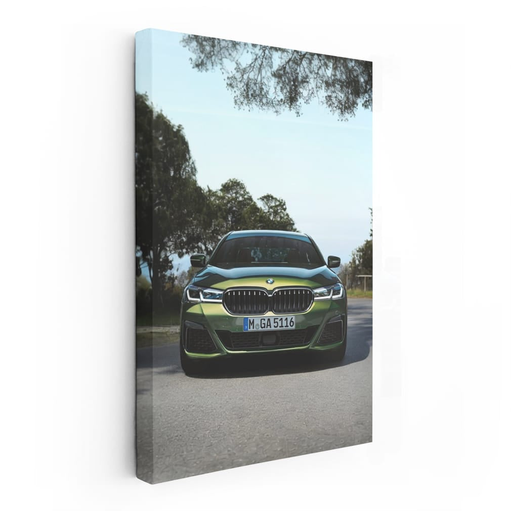 Green Bmw M550 Wall Art