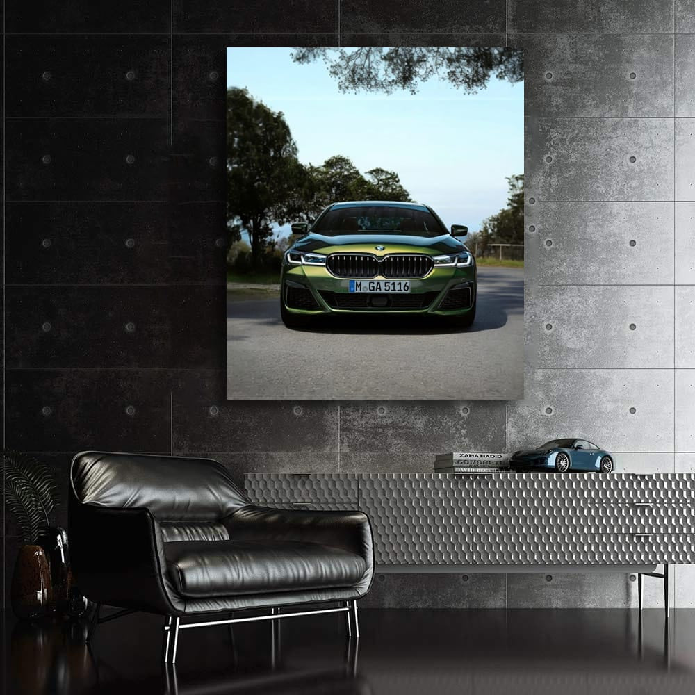 Green Bmw M550 Wall Art