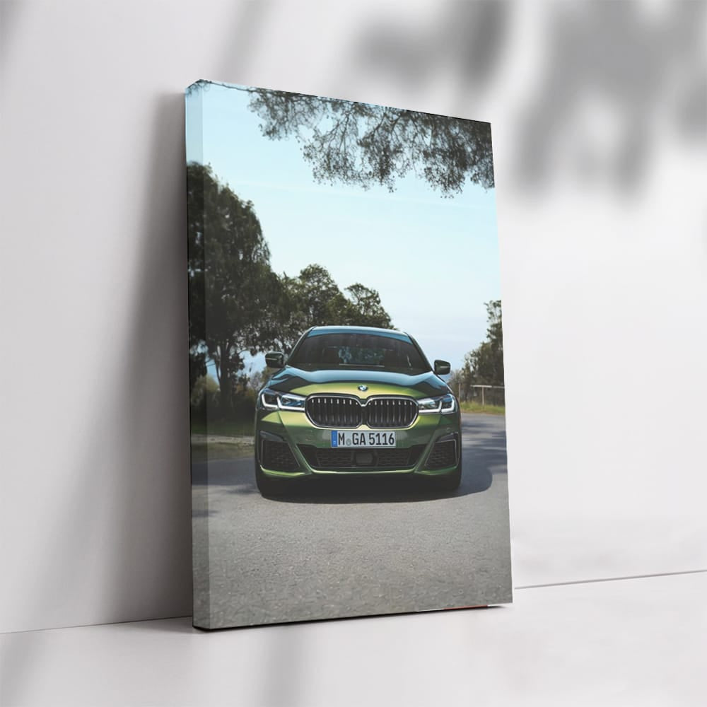 Green Bmw M550 Wall Art