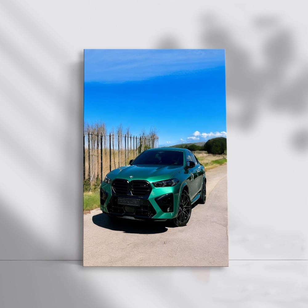 Vibrant Green BMW X6M in Countryside - Power Meets Luxury