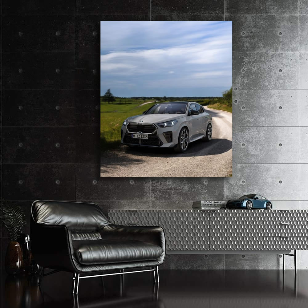 Grey Bmw X6 M 202 Wall Art