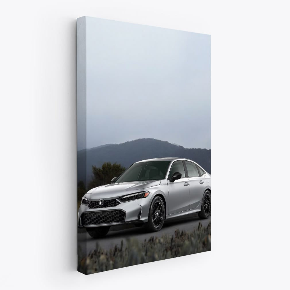 Honda Civic 2025: Mountain Fog Adventure - Sleek and Modern