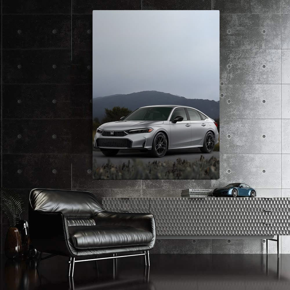 Honda Civic 2025: Mountain Fog Adventure - Sleek and Modern