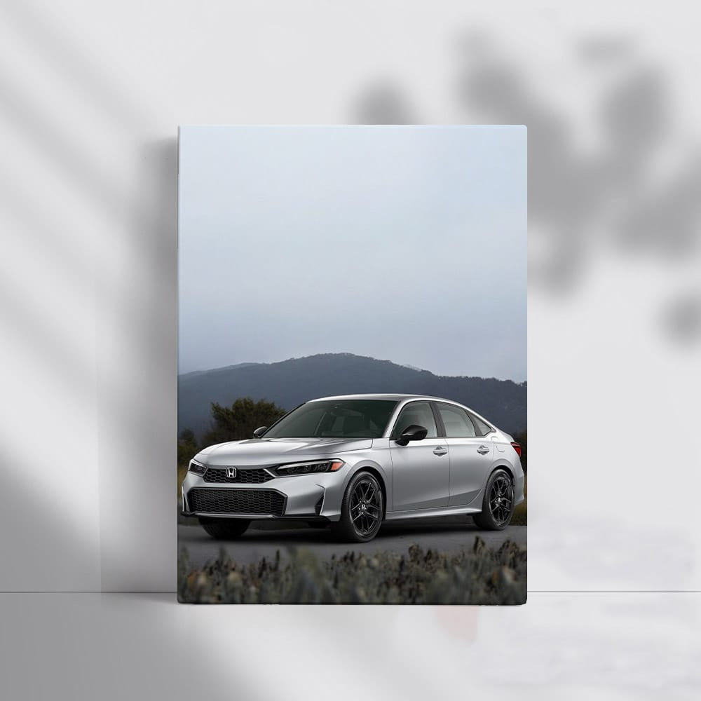 Honda Civic 2025: Mountain Fog Adventure - Sleek and Modern