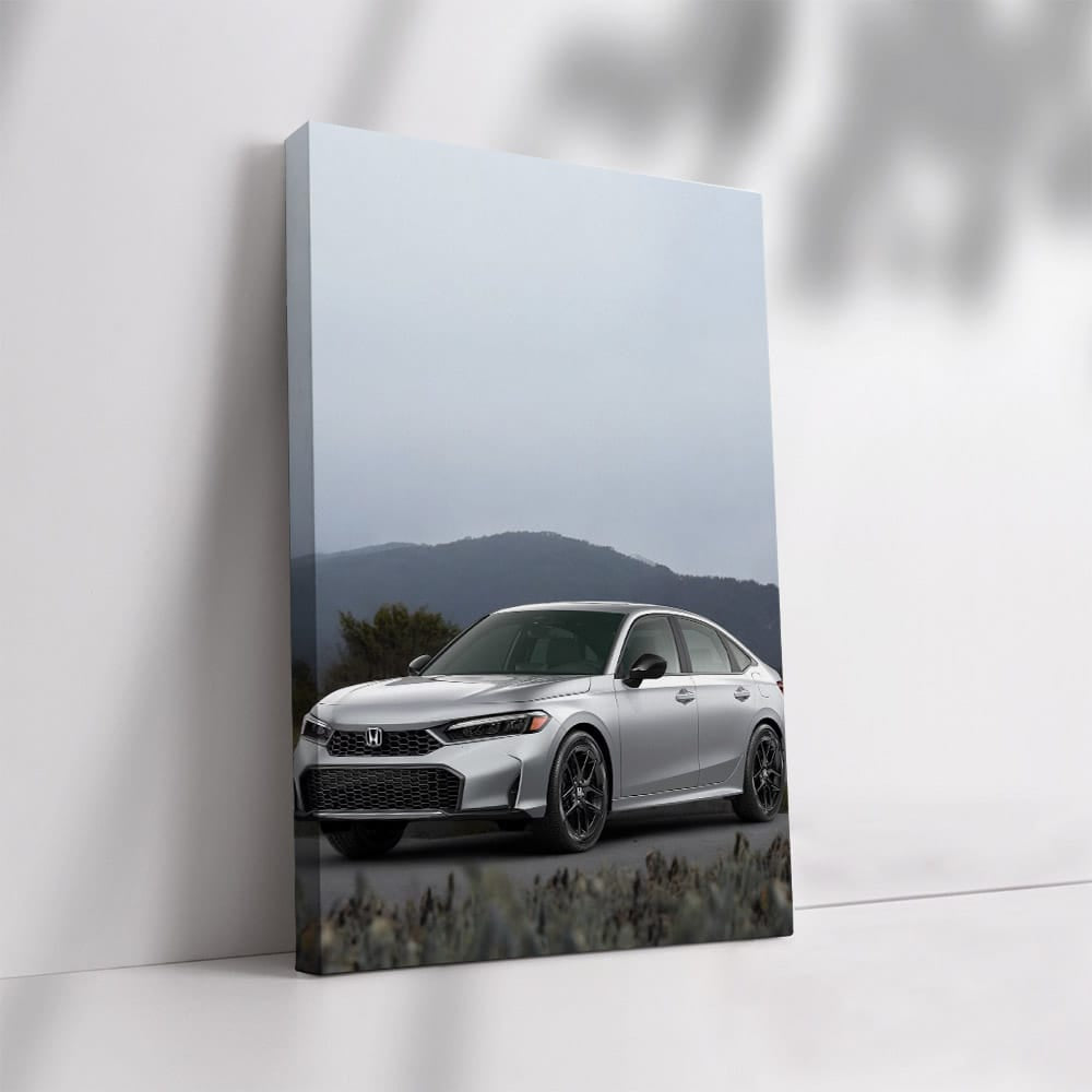 Honda Civic 2025: Mountain Fog Adventure - Sleek and Modern