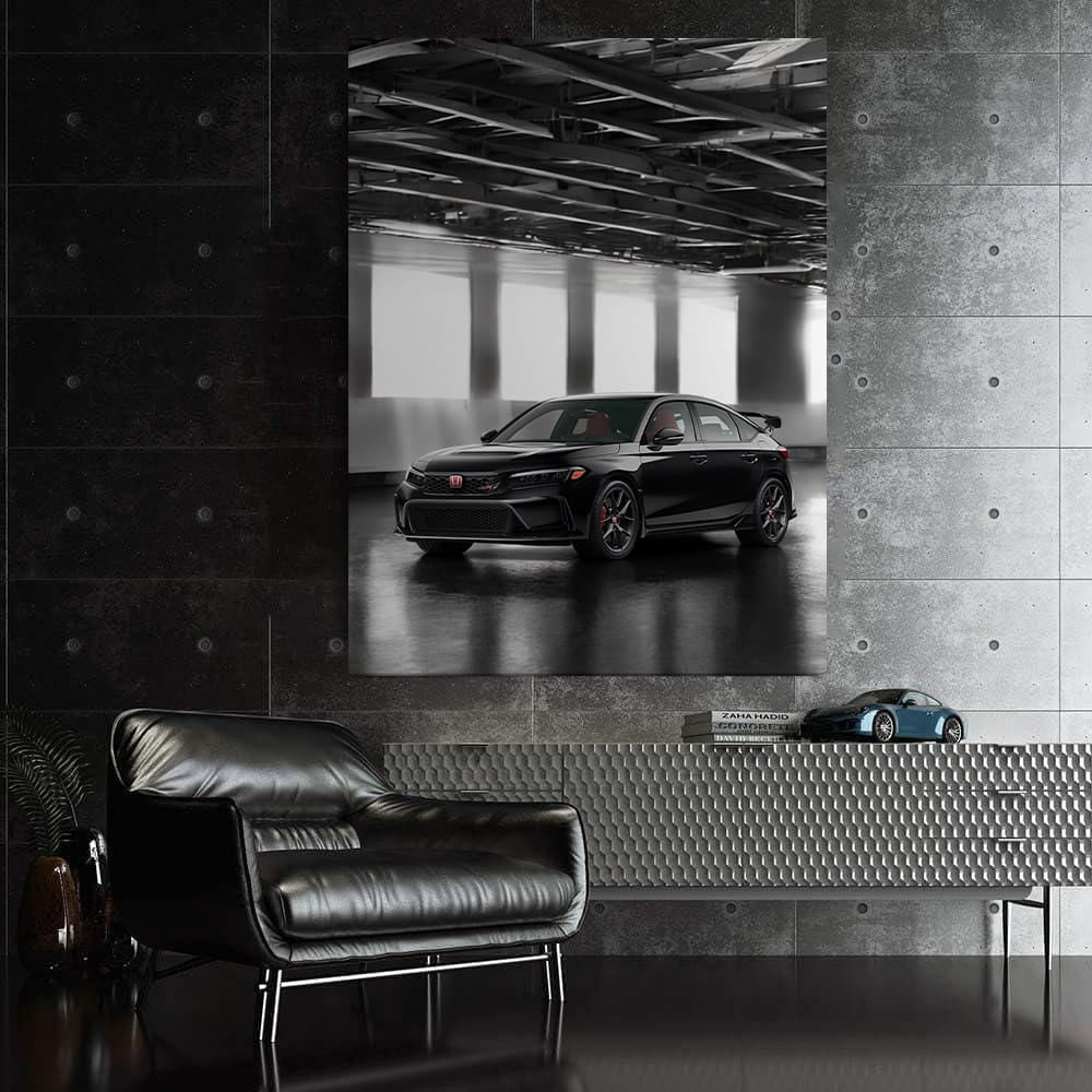 2025 Honda Civic - Sleek and Modern Parking View