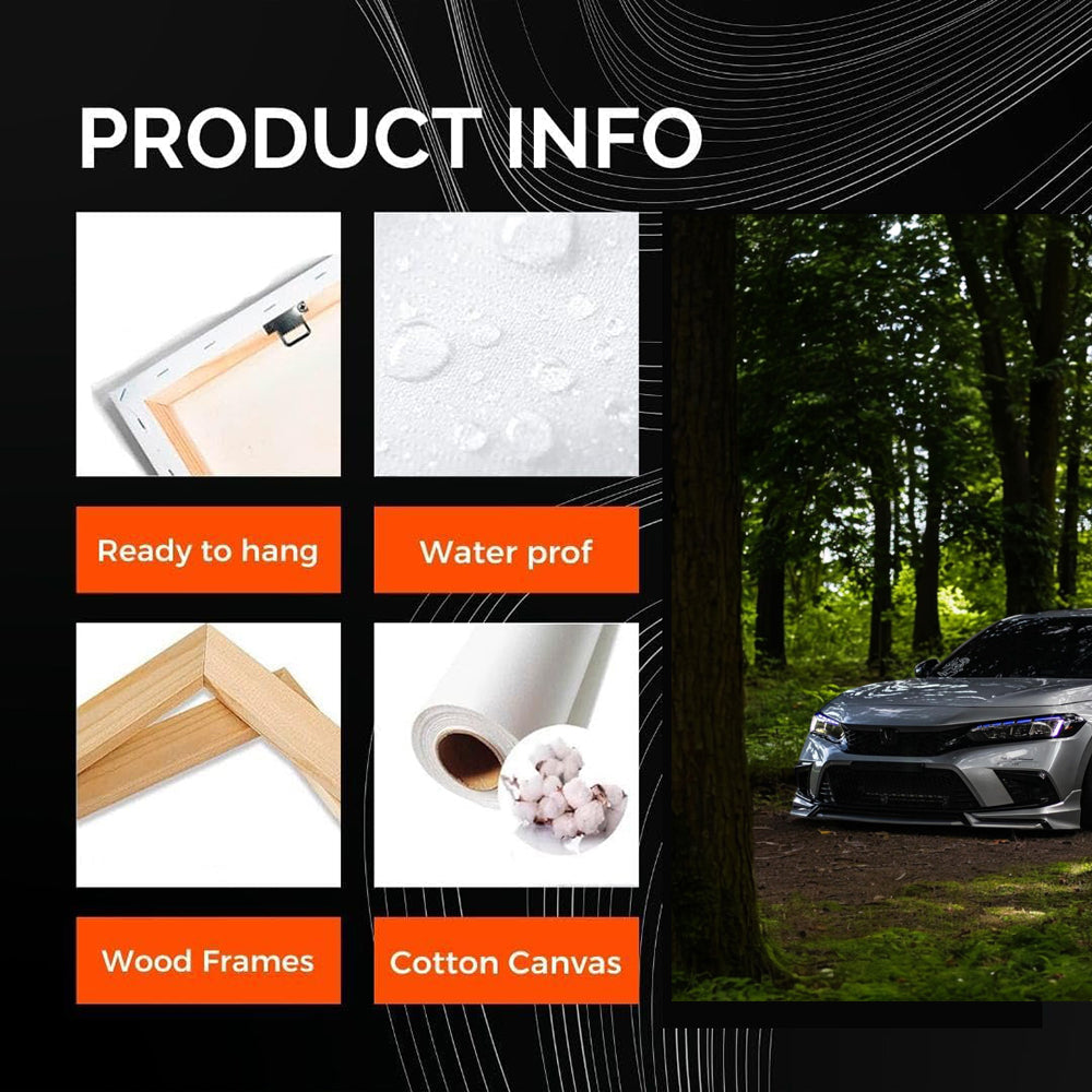 Honda Civic in Woods - Reliable and Efficient Drive