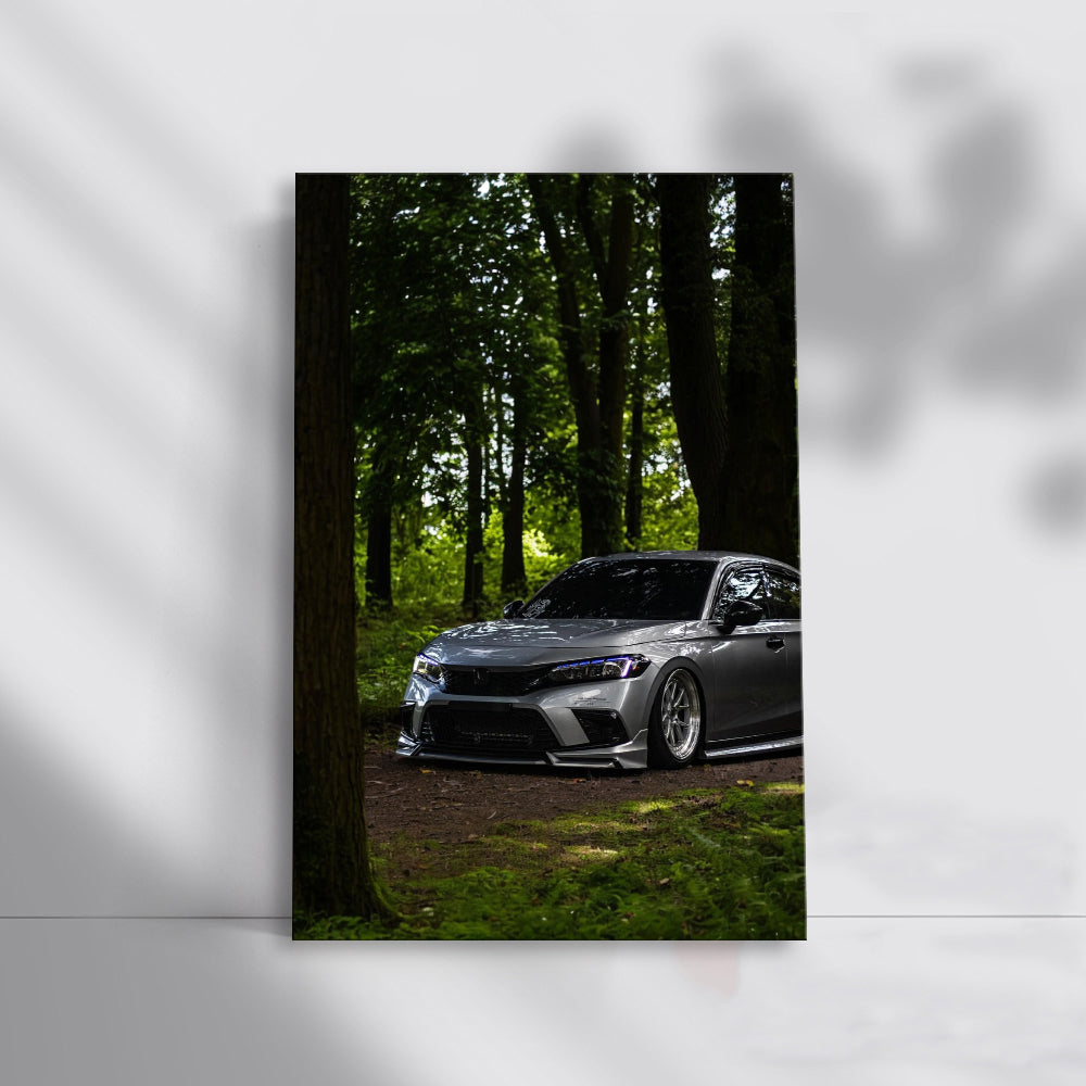 Honda Civic in Woods - Reliable and Efficient Drive