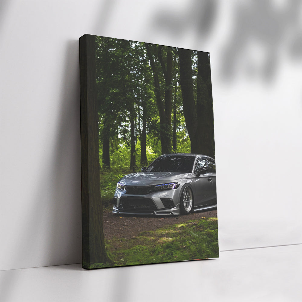 Honda Civic in Woods - Reliable and Efficient Drive