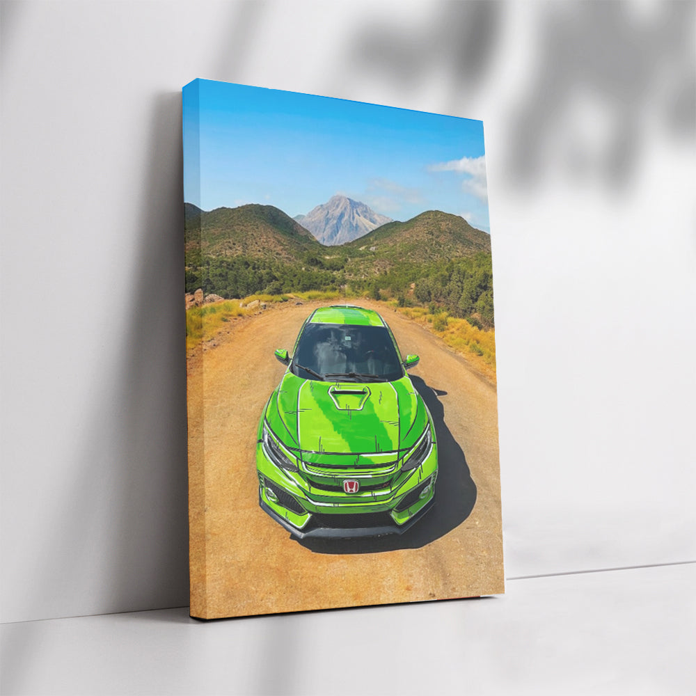 Honda Civic in Green Mountains - Rugged Adventure Ready