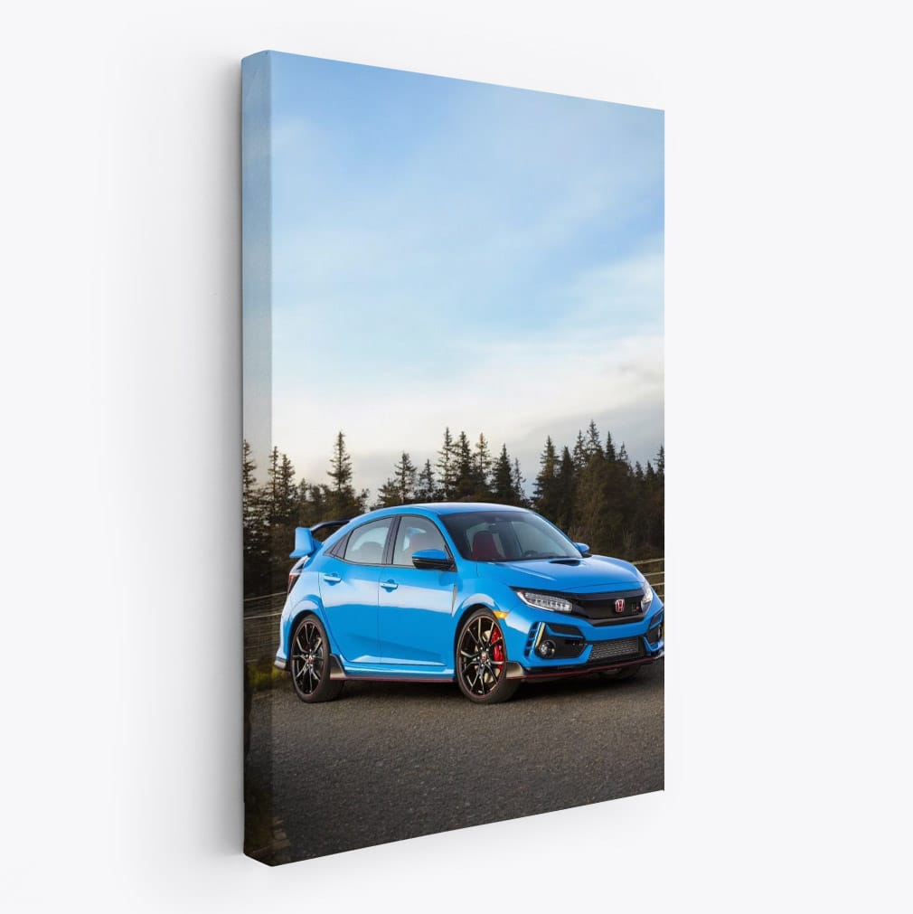 Honda Civic Type R in Forest Setting - Performance Beast