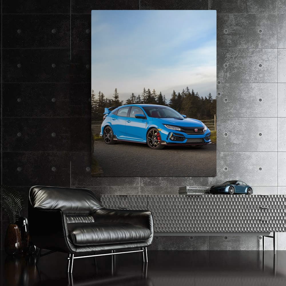 Honda Civic Type R in Forest Setting - Performance Beast