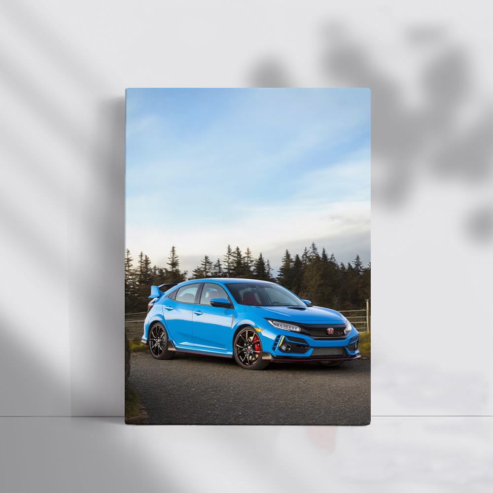 Honda Civic Type R in Forest Setting - Performance Beast