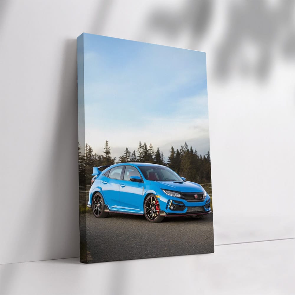 Honda Civic Type R in Forest Setting - Performance Beast