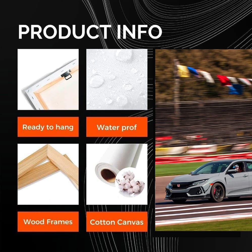 Honda Civic Type R Tackles Racing Circuit - Speed and Agility