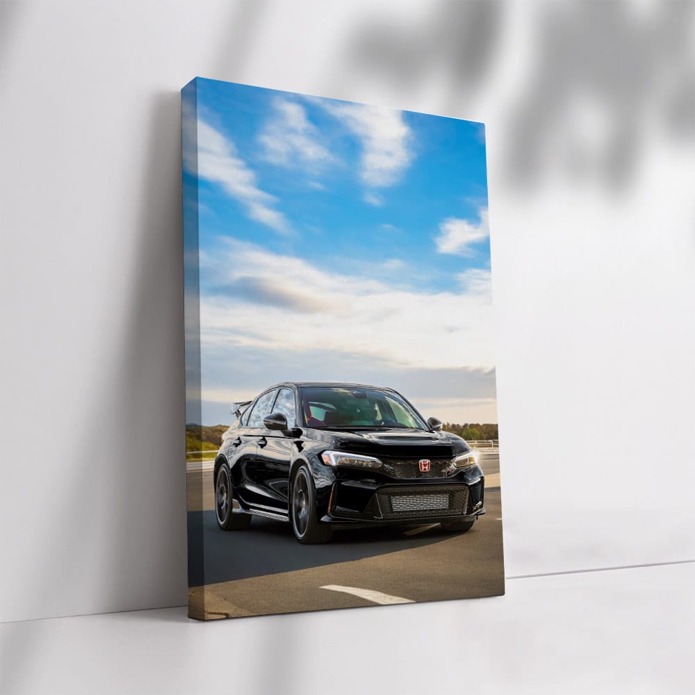 Honda Civic Type R Zooms Down Highway - Speed and Style