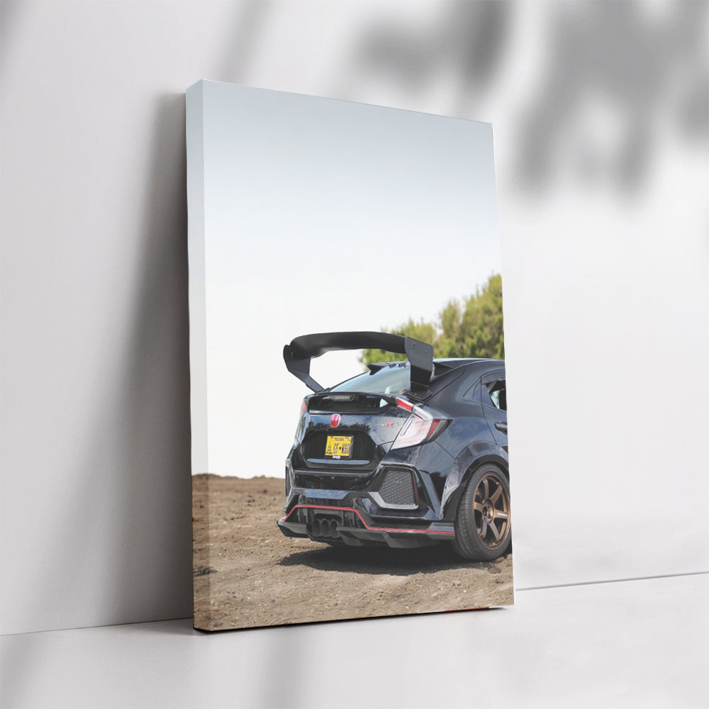 Black Honda Civic - Off-Road Adventure Ready & Stylish