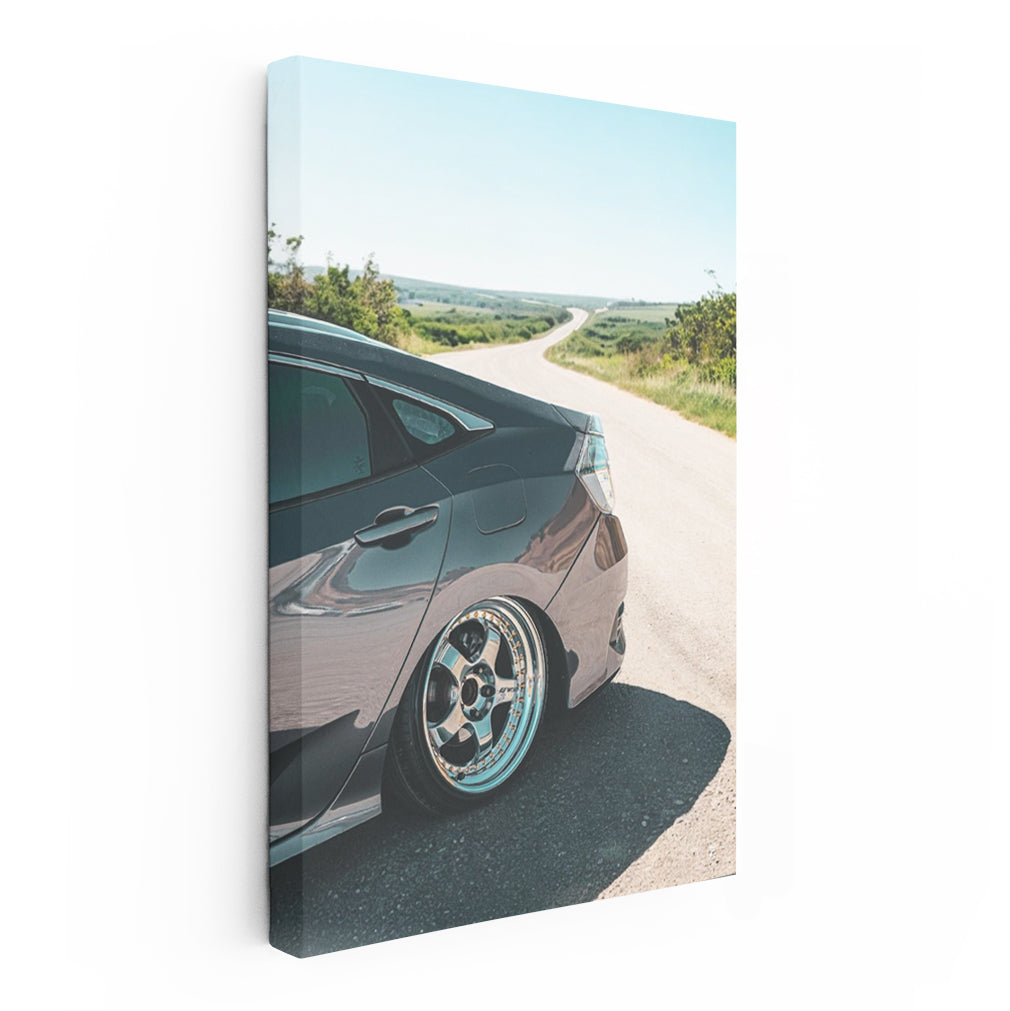 Honda Civic in Nature - Compact Elegance and Efficiency