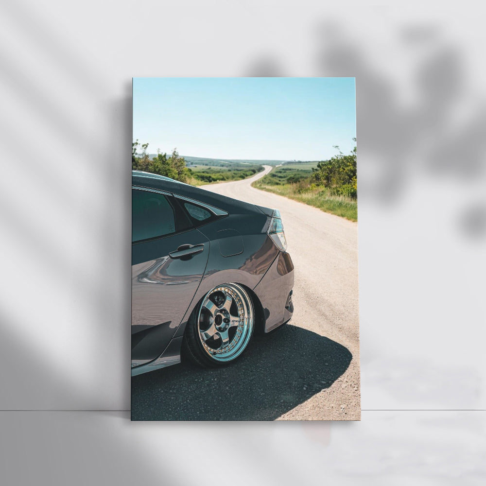 Honda Civic in Nature - Compact Elegance and Efficiency