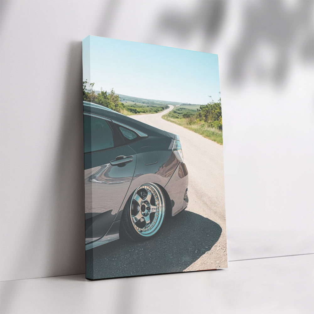 Honda Civic in Nature - Compact Elegance and Efficiency