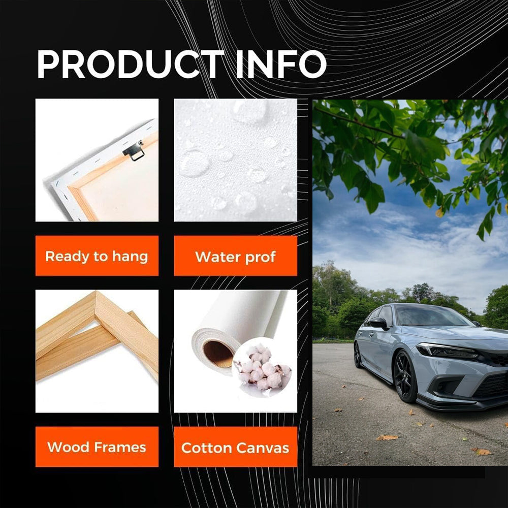 Honda Civic in Natural Setting - Fuel-Efficient and Reliable