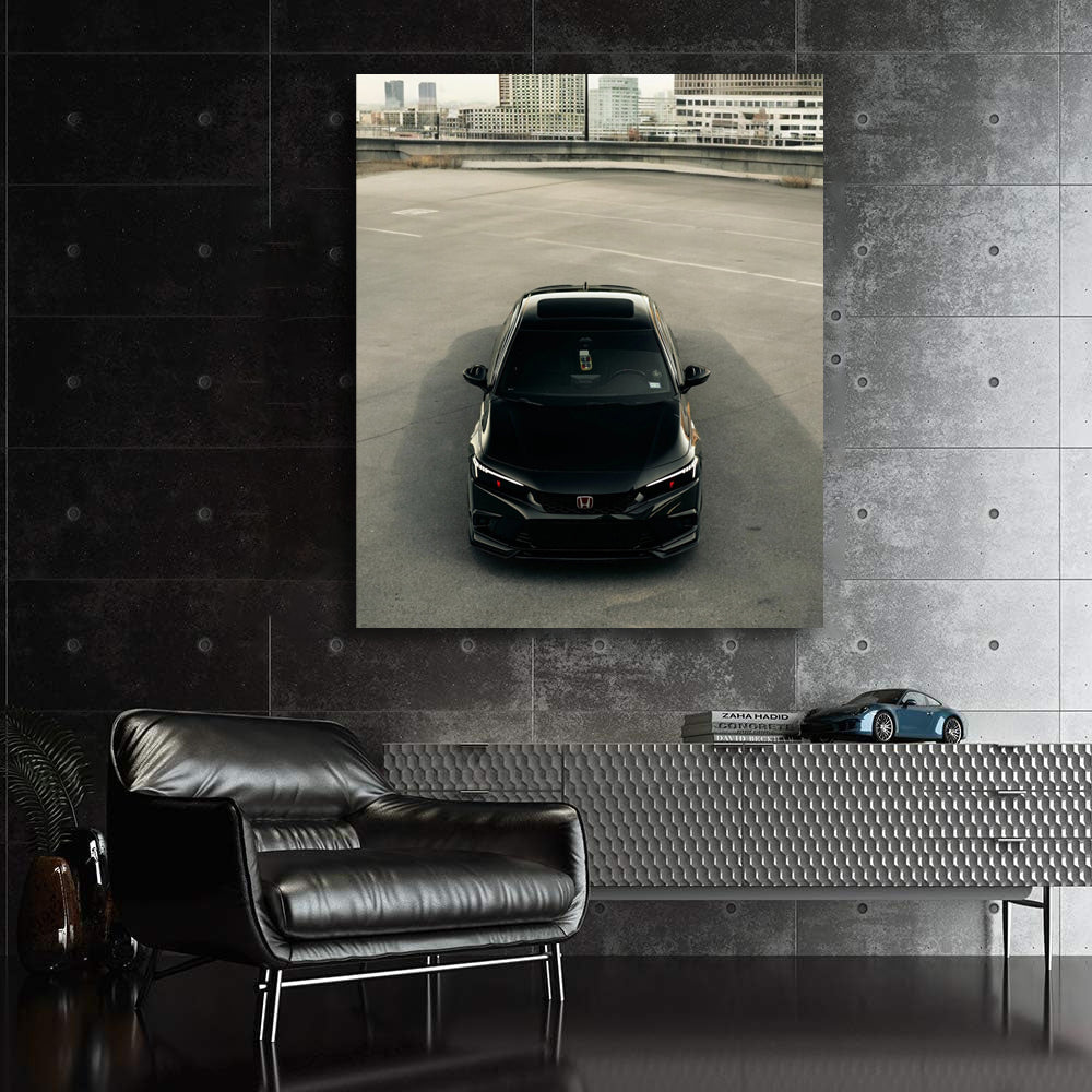 Honda Civic Parked Gracefully - Reliable and Stylish