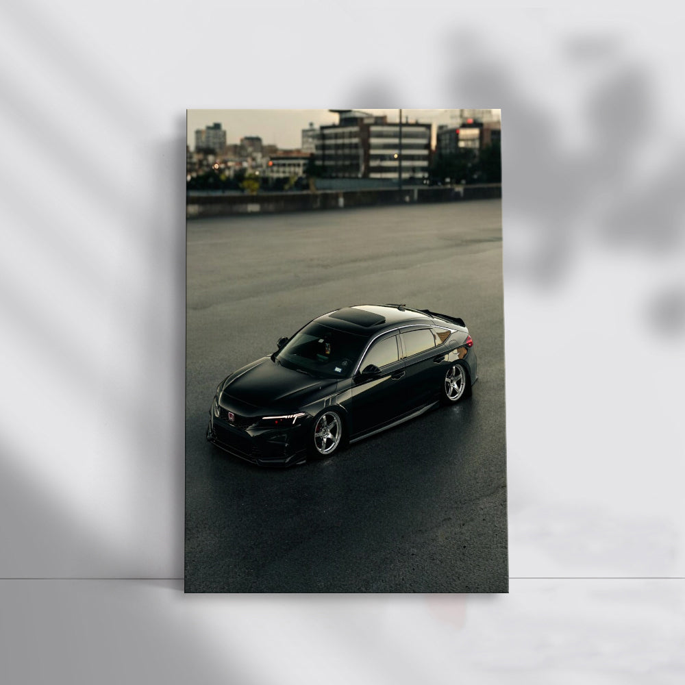 Honda Civic Parked - Sleek and Reliable Ride