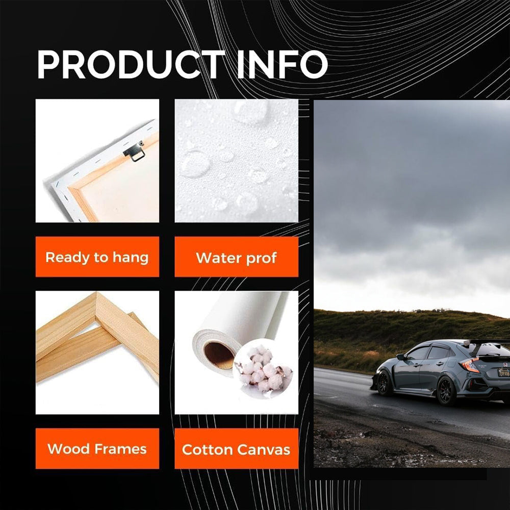 Honda Civic Driving Through Clouds - Reliable and Stylish