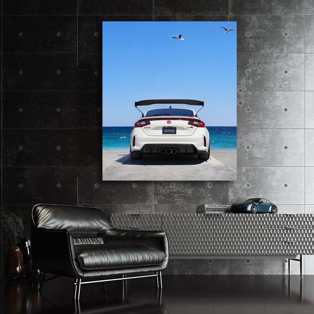 Honda Civic by Ocean - Stylish and Reliable Ride