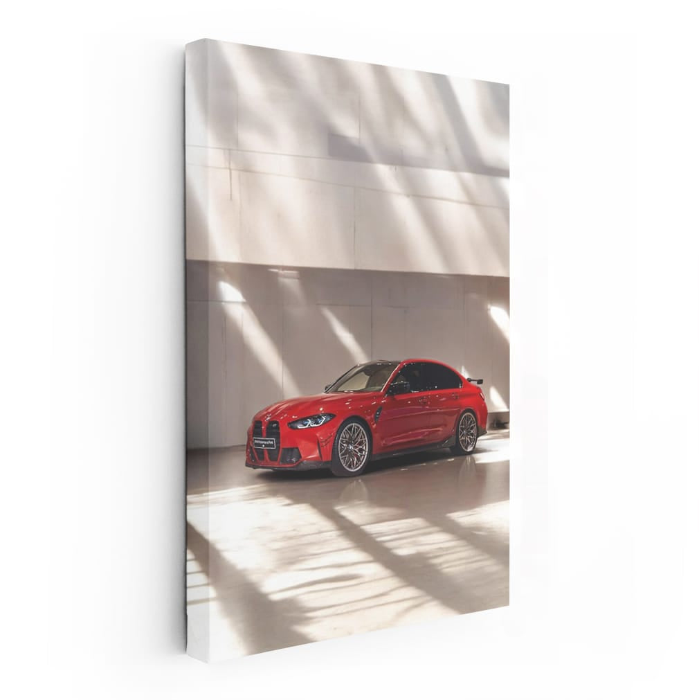 Hot Red Bmw M3 G8 Wall Art