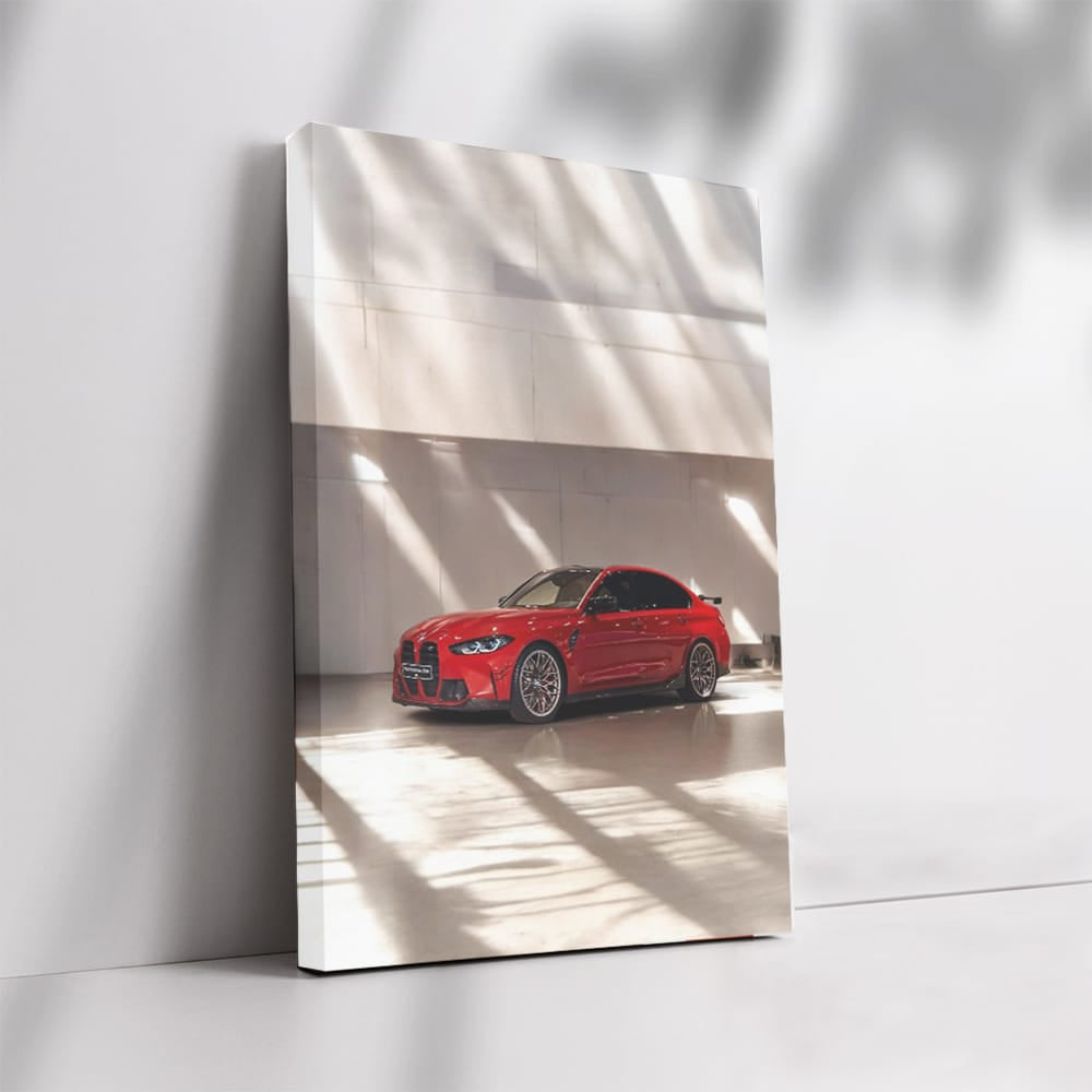 Hot Red Bmw M3 G8 Wall Art