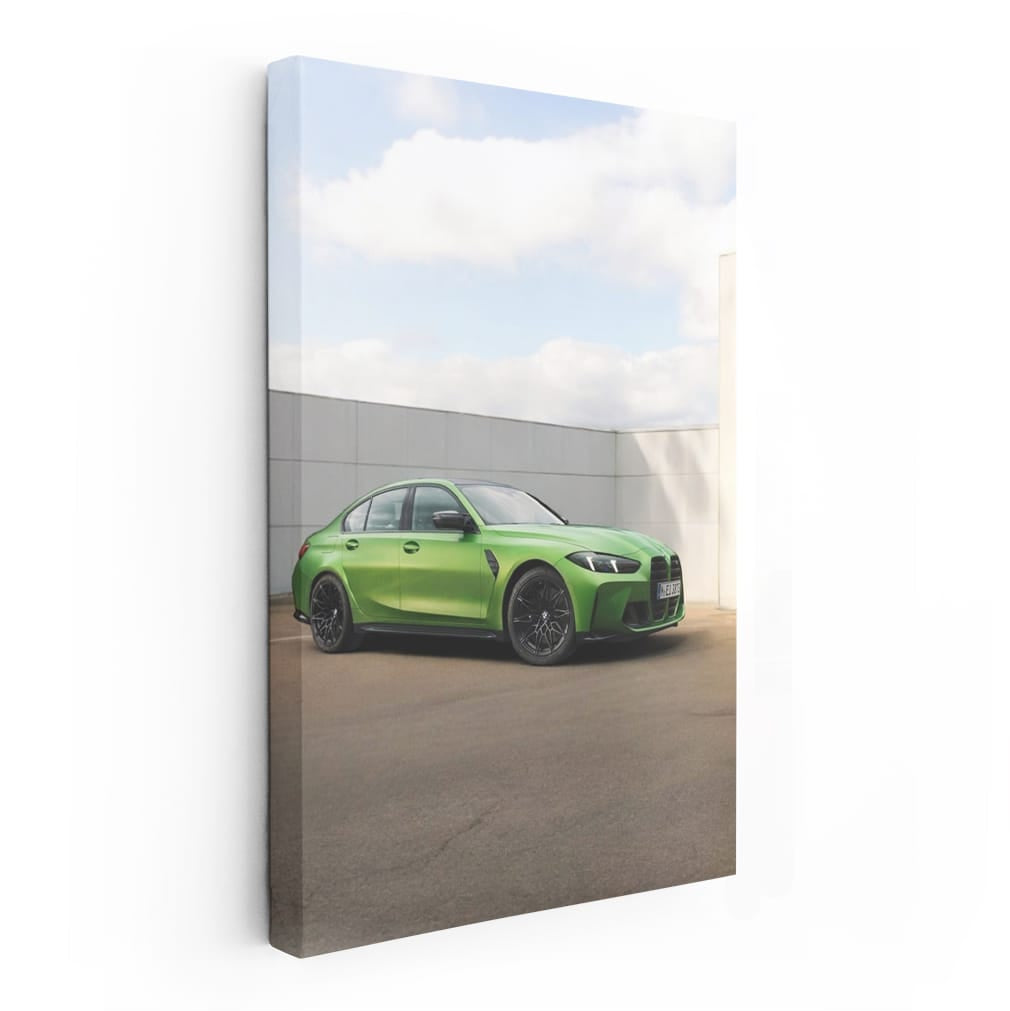 Juicy Green Bmw M3 G80 202 Wall Art