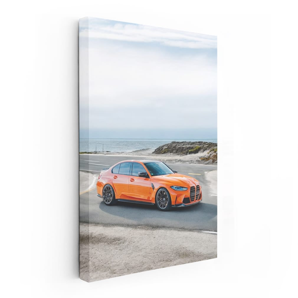 Juicy Orange Bmw M3 G8 Wall Art